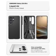 Силиконов кейс за Samsung Galaxy S26 Ultra от Spigen Liquid Air - Matte Black