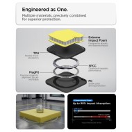 Удароустойчив, твърд кейс с MagSafe за Samsung Galaxy S26 Ultra от Spigen Tough Armor Mag - Gunmetal