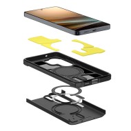 Удароустойчив, твърд кейс с MagSafe за Samsung Galaxy S26 Ultra от Spigen Tough Armor Mag - Black