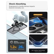 Удароустойчив кейс с MagSafe пръстен за Samsung Galaxy S26 Ultra от Spigen Ultra Hybrid Mag - Matte Black