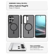 Удароустойчив кейс с MagSafe пръстен за Samsung Galaxy S26 Ultra от Spigen Ultra Hybrid Mag - Frost Black