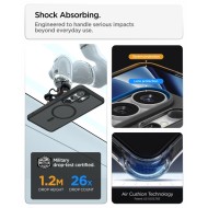 Удароустойчив кейс с MagSafe пръстен за Samsung Galaxy S26 Ultra от Spigen Ultra Hybrid Mag - Frost Black