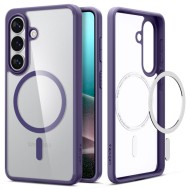 Удароустойчив кейс с MagSafe пръстен за Samsung Galaxy S26+ Plus от Spigen Ultra Hybrid Mag - Deep Purple