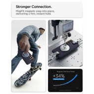 Удароустойчив кейс с MagSafe за Samsung Galaxy S26 от Spigen Nano Pop - Blueberry Navy