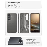 Силиконов кейс за Samsung Galaxy S26 от Spigen Liquid Air - Marble Grey