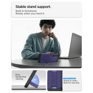 Удароустойчив, твърд кейс с MagSafe за Samsung Galaxy S26 от Spigen Tough Armor Mag - Ash Violet