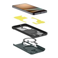 Удароустойчив, твърд кейс с MagSafe за Samsung Galaxy S26 от Spigen Tough Armor Mag - Abyss Green