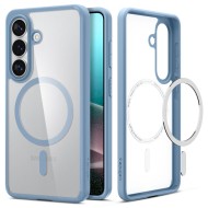 Удароустойчив кейс с MagSafe пръстен за Samsung Galaxy S26 от Spigen Ultra Hybrid Mag - Light Blue