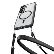 Удароустойчив кейс с MagSafe пръстен за Samsung Galaxy S26 от Spigen Ultra Hybrid Mag - Matte Black