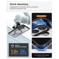 Удароустойчив кейс с MagSafe пръстен за Samsung Galaxy S26 от Spigen Ultra Hybrid Mag - Matte Black