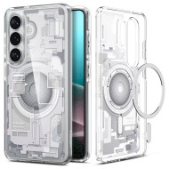 Удароустойчив кейс с MagSafe за Samsung Galaxy S26 от Spigen Ultra Hybrid - Zero One White