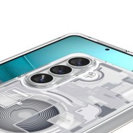 Удароустойчив кейс с MagSafe за Samsung Galaxy S26 от Spigen Ultra Hybrid - Zero One White
