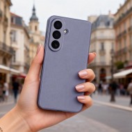 Кожен, активен тефтер за Samsung Galaxy S26+ Plus от Tech Protect Smart Wallet - Purple