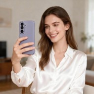 Кожен, активен тефтер за Samsung Galaxy S26+ Plus от Tech Protect Smart Wallet - Purple