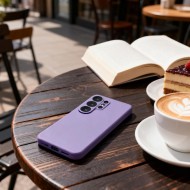 Кожен, активен тефтер за Samsung Galaxy S26 Ultra от Tech Protect Smart Wallet - Purple
