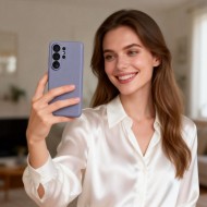 Кожен, активен тефтер за Samsung Galaxy S26 Ultra от Tech Protect Smart Wallet - Purple