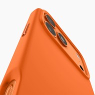 Силиконов кейс с МagSafe за iPhone 17 Pro Max от Spigen Fit - Cosmic Orange