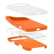 Силиконов кейс с МagSafe за iPhone 17 Pro Max от Spigen Fit - Cosmic Orange