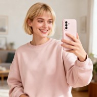 Силиконов кейс за Samsung Galaxy A37 5G от Tech-Protect Icon - Pink