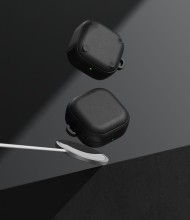 Силиконов калъф с MagSafe за слушалки Samsung Galaxy Buds 4 / 4 Pro от Ringke Onyx Magnetic - Black