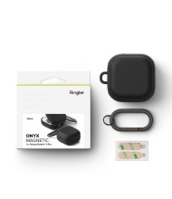 Силиконов калъф с MagSafe за слушалки Samsung Galaxy Buds 4 / 4 Pro от Ringke Onyx Magnetic - Black