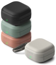 Силиконов калъф с MagSafe за слушалки Samsung Galaxy Buds 4 / 4 Pro от Ringke Onyx Magnetic - Warm Grey