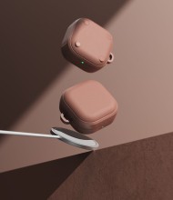 Силиконов калъф с MagSafe за слушалки Samsung Galaxy Buds 4 / 4 Pro от Ringke Onyx Magnetic - Constant Coral
