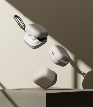 Силиконов калъф за слушалки Samsung Galaxy Buds 4 / 4 Pro от Ringke Silicone - Stone