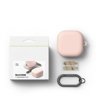 Силиконов калъф за слушалки Samsung Galaxy Buds 4 / 4 Pro от Ringke Silicone - Pink Sand