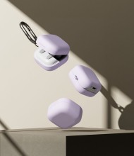 Силиконов калъф за слушалки Samsung Galaxy Buds 4 / 4 Pro от Ringke Silicone - Light Purple
