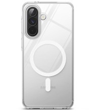 Удароустойчив твърд кейс с MagSafe за Samsung Galaxy A57 5G от Ringke Fusion Magnetic - Clear