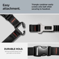 SPIGEN PS100 UNIVERSAL CAR SEAT BELT HOLDER FOR PETS BLACK