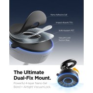 SPIGEN MFT36 VACUUMLOCK MAGNETIC MAGSAFE DASHBOARD CAR MOUNT BLACK