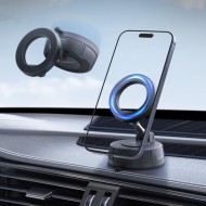 SPIGEN MFT36 VACUUMLOCK MAGNETIC MAGSAFE DASHBOARD CAR MOUNT BLACK