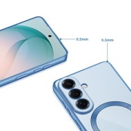 Твърд кейс с MagSafe и протектор за камерата на Samsung Galaxy S26 от Tech-Protect MagFlex - Sky Blue