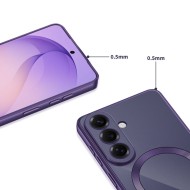 Твърд кейс с MagSafe и протектор за камерата на Samsung Galaxy S26 от Tech-Protect MagFlex - Cobalt Violet
