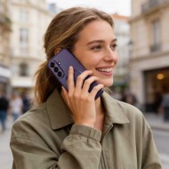 Твърд кейс с MagSafe и протектор за камерата на Samsung Galaxy S26 от Tech-Protect MagFlex - Cobalt Violet