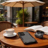Удароустойчив кейс за Samsung Galaxy A57 5G от Tech-Protect Rugged Shield - Matte Black