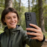 Удароустойчив кейс за Samsung Galaxy A57 5G от Tech-Protect Rugged Shield - Matte Black