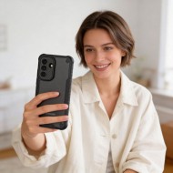 Удароустойчив кейс за Samsung Galaxy A57 5G от Tech-Protect Rugged Shield - Matte Black