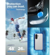 Удароустойчив кейс за Samsung Galaxy A57 5G от Spigen Ultra Hybrid - Crystal Clear