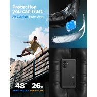 Удароустойчив, твърд кейс за Samsung A57 5G от Spigen Tough Armor - Black