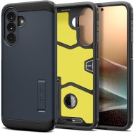 Удароустойчив, твърд кейс за Samsung A57 5G от Spigen Tough Armor - Metal Slate