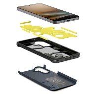 Удароустойчив, твърд кейс за Samsung A57 5G от Spigen Tough Armor - Metal Slate