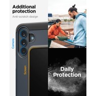 Удароустойчив, твърд кейс за Samsung A57 5G от Spigen Tough Armor - Metal Slate