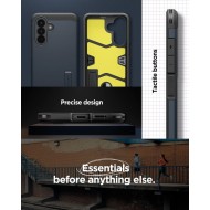 Удароустойчив, твърд кейс за Samsung A57 5G от Spigen Tough Armor - Metal Slate