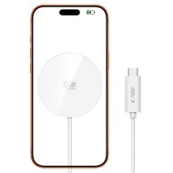 TECH-PROTECT A50 MAGNETIC MAGSAFE WIRELESS CHARGER 25W QI2.2 WHITE
