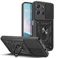 Удароустойчив калъф за Motorola Moto G67 / G77 от Tech-Protect CamShield Pro - Black