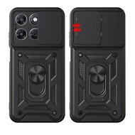 Удароустойчив калъф за Motorola Moto G67 / G77 от Tech-Protect CamShield Pro - Black
