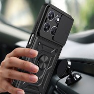 Удароустойчив калъф за Motorola Moto G67 / G77 от Tech-Protect CamShield Pro - Black